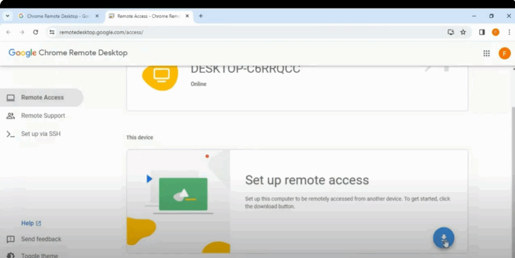Download Chrome Remote Desktop