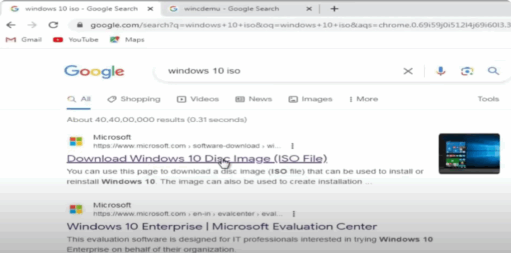 Download Windows 10 Disk Image