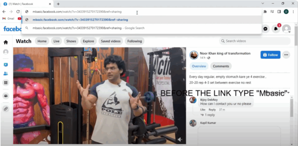 Edit the Video Link