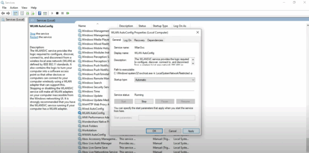 Enable Network Services