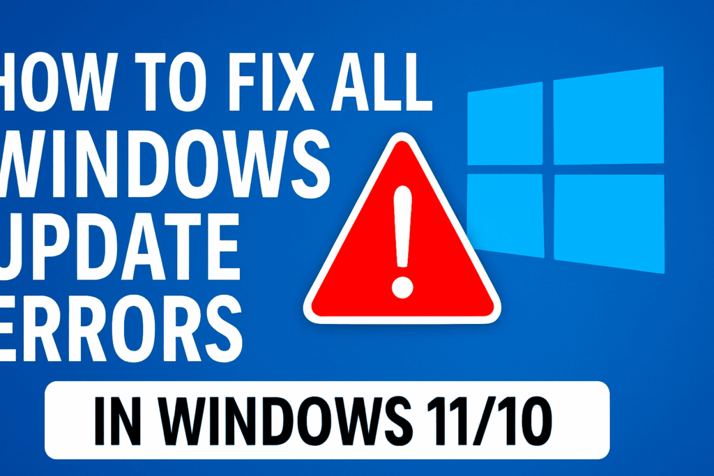 Fix All Windows Update Errors in Windows