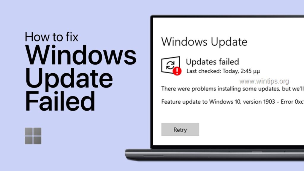 Fix Windows 10 Updates Failed