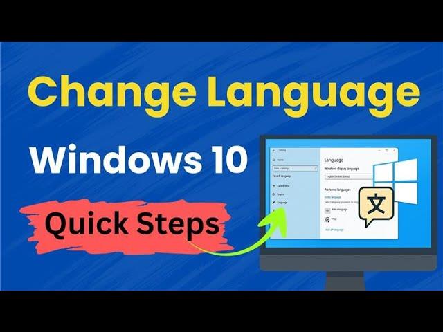 How To Change Display Language In Windows 10