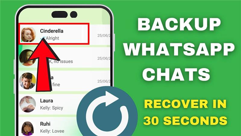 How to BACKUP Whatsapp Chats in 30 Seconds or Less whatsapp Backup