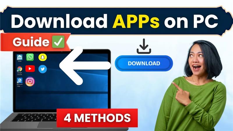 How to Download Apps on Laptop | Windows 10/11 Full Guide (2025)