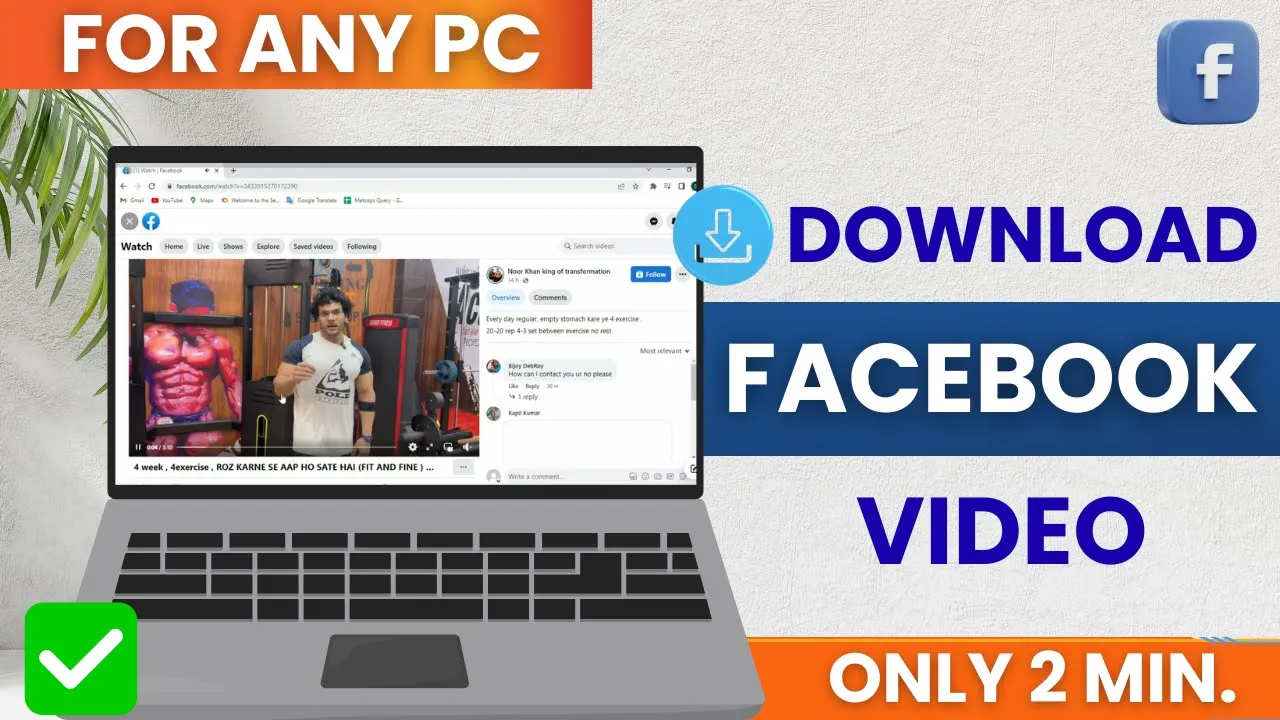 How to Download Facebook Videos on PC | 2025 Easy Method!