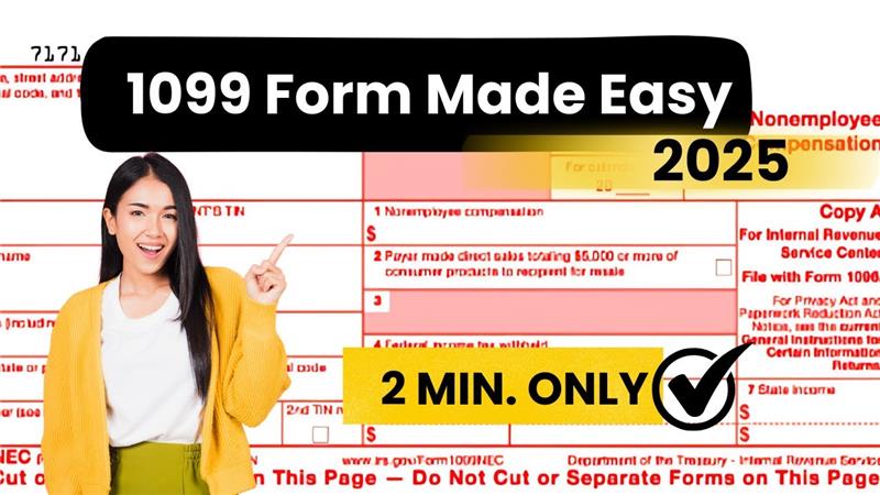 How to Fill Out Your 1099 Form FAST &amp; ACCURATELY in 2025 ✅