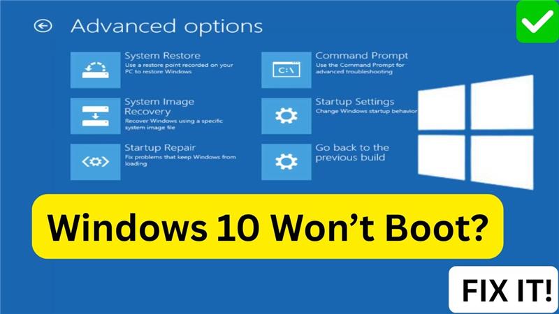 How to Fix Windows 10 Not Booting Issue | Easy Tutorial