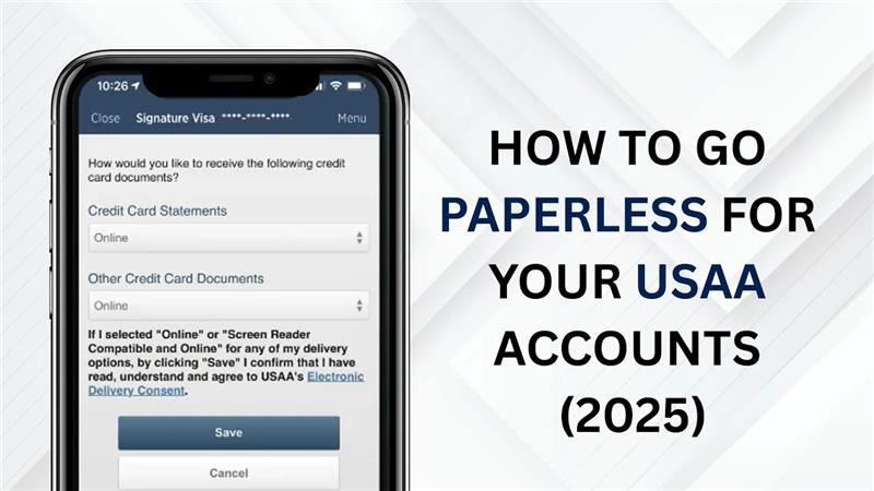How to Go paperless for your USAA Accounts (2025)