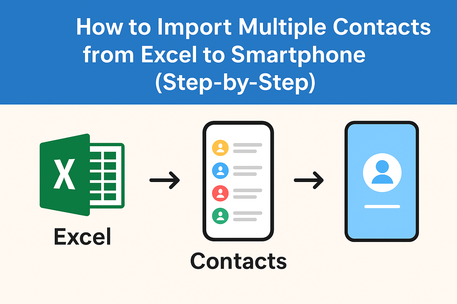 How to Import Multiple Contacts from Excel to Smartphone (Step-by-Step)