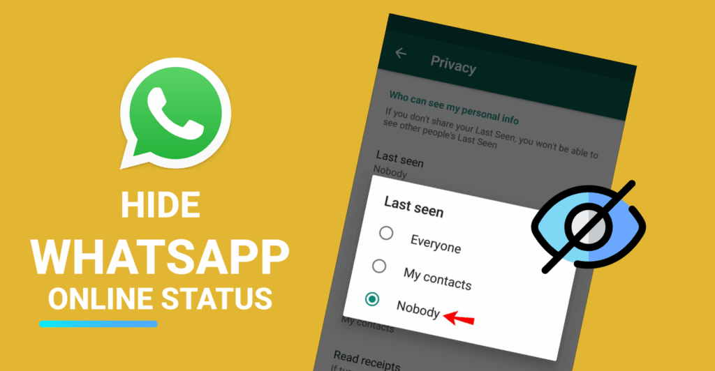 How to hide online status on Whatsapp web