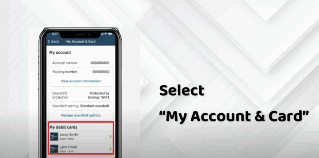 My Account and Card
