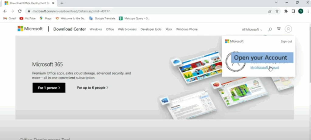 My Microsoft Account