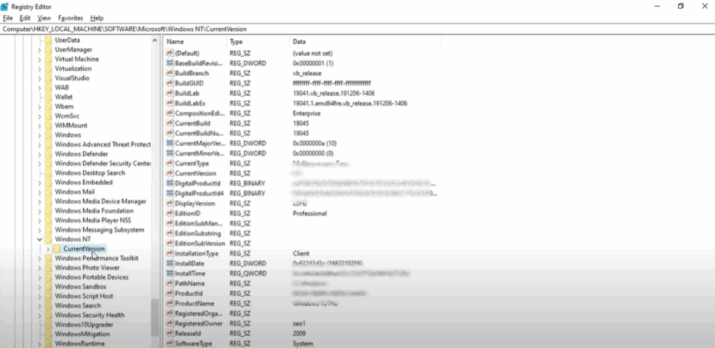 Navigate to Product ID
