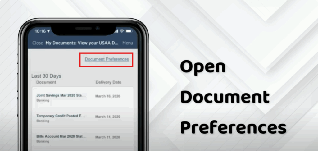 Open Document Preferences