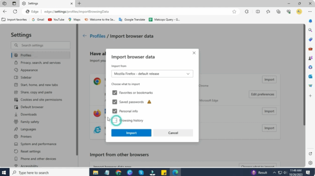 Pick What to Import
