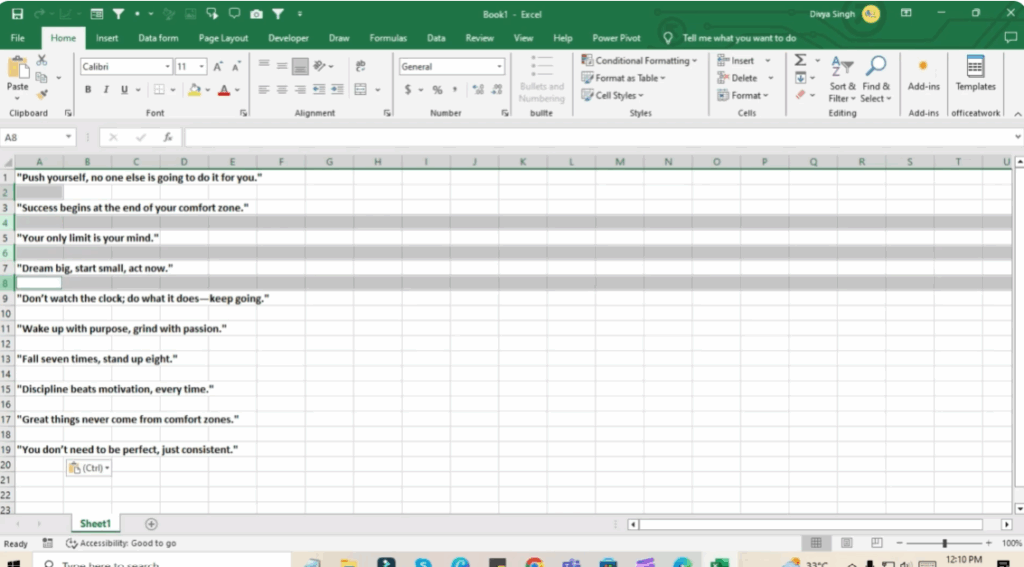 Prepare Data in Excel