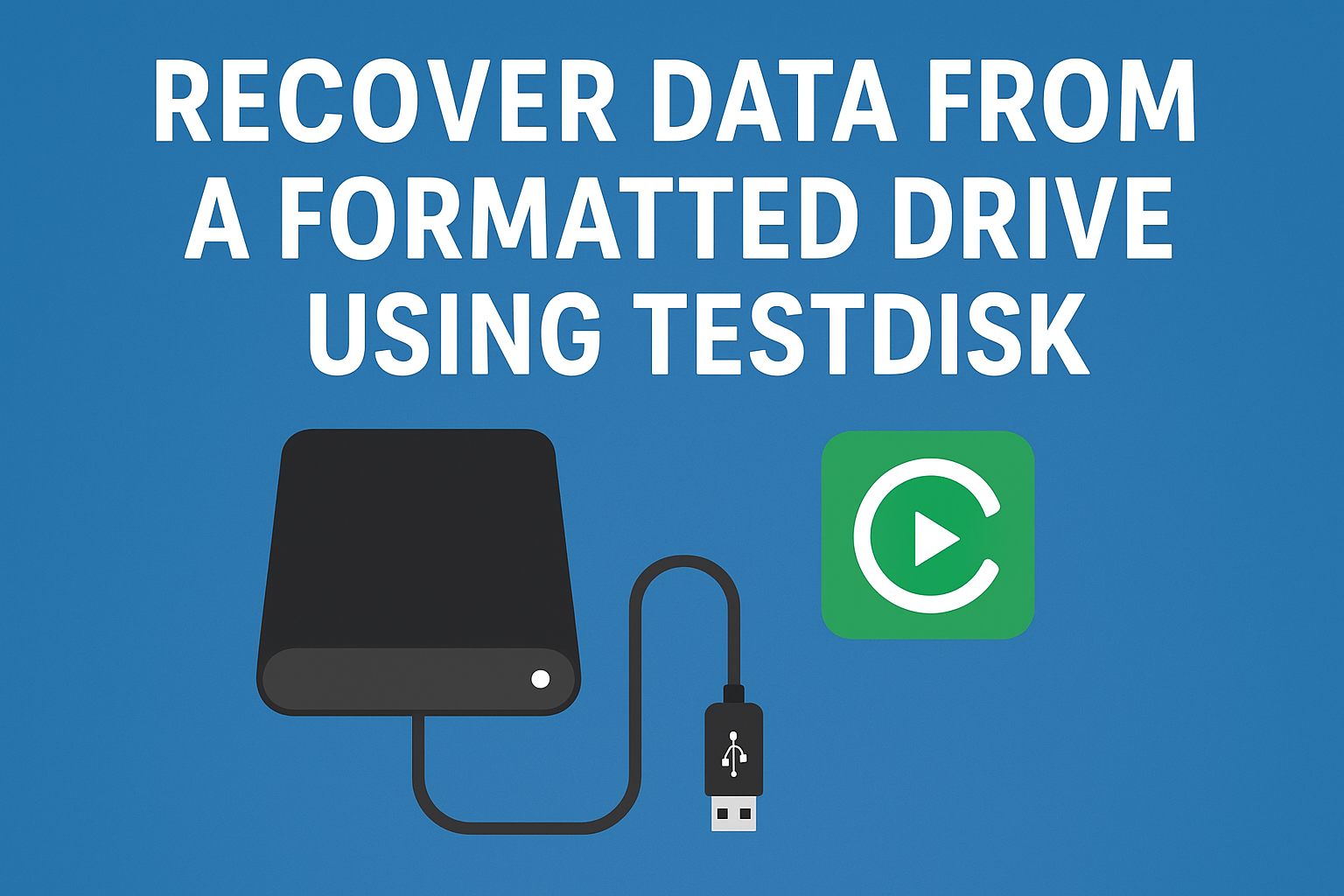 Recover Data from a Formatted Drive using TestDisk1