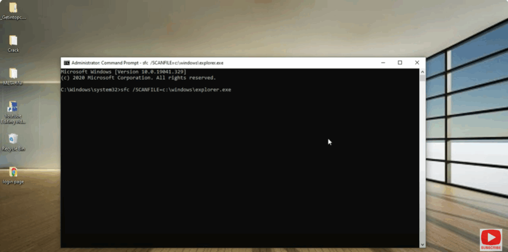Repair System Files (SFC)