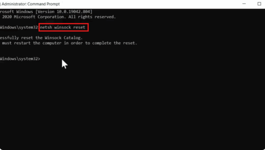 Reset Network Sockets