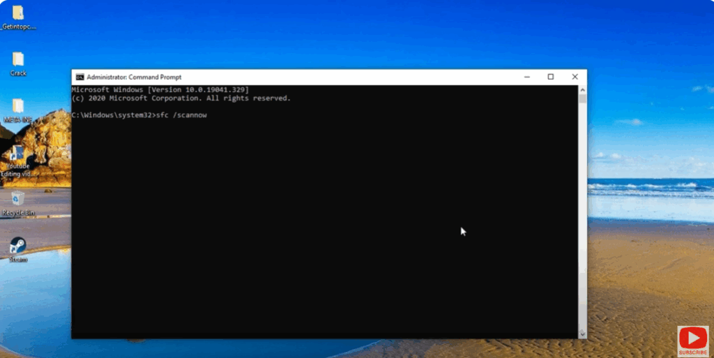 Run System File Checker (SFC)