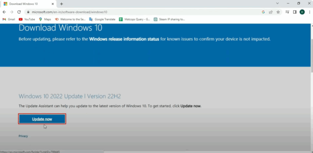 Download Windows 10 ISO