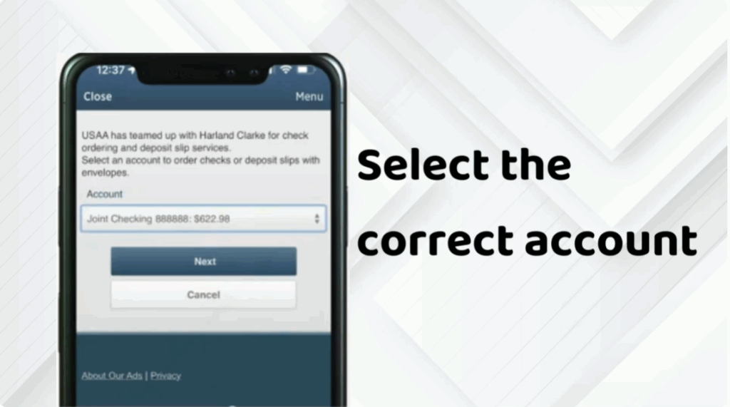 Select the correct account