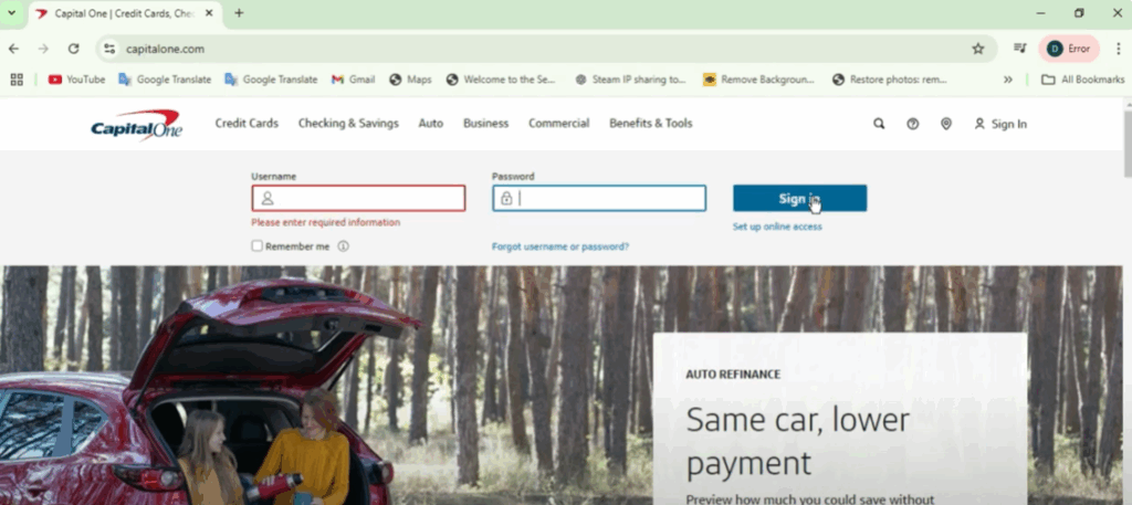 Sign In to Your Account