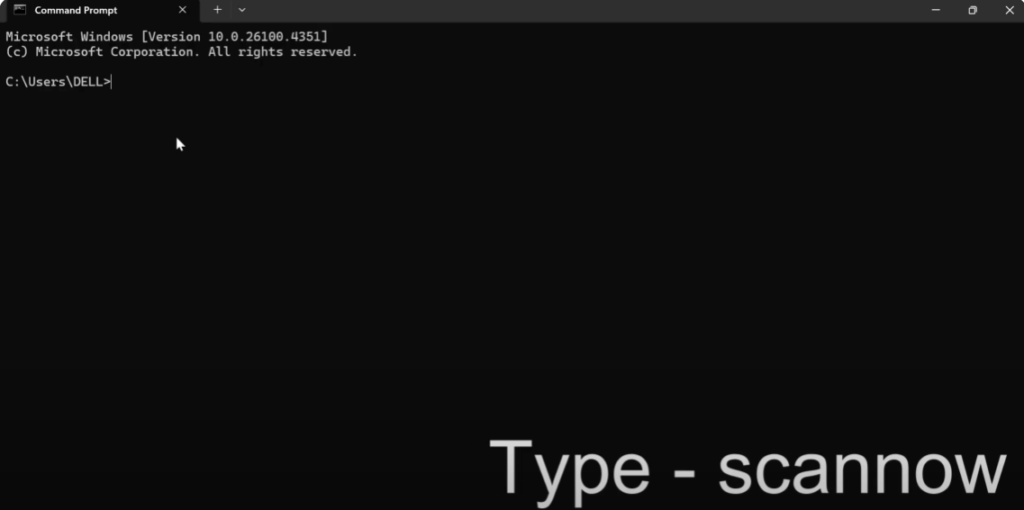 System File Checker tool