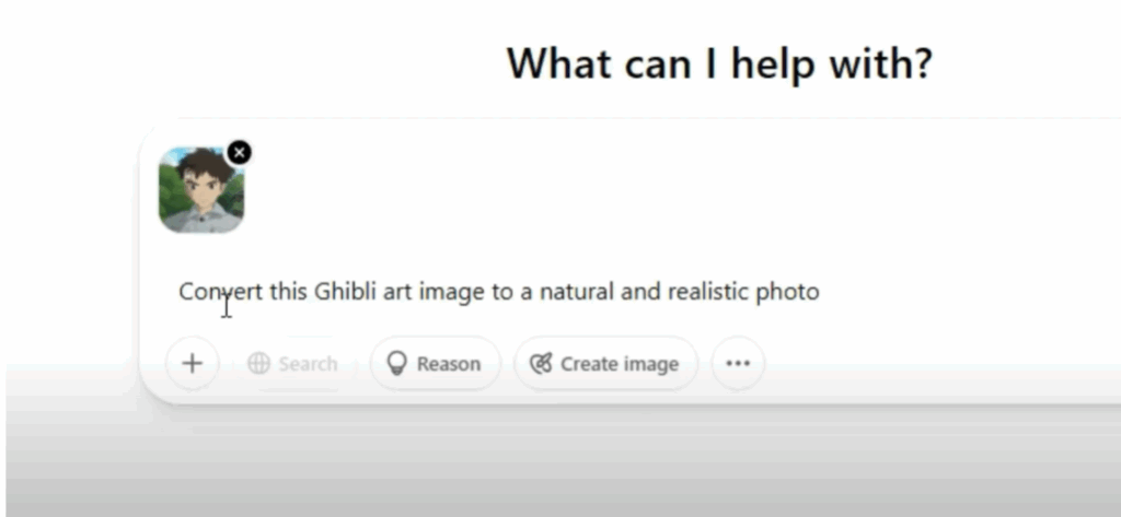 Upload Your Ghibli Style Image