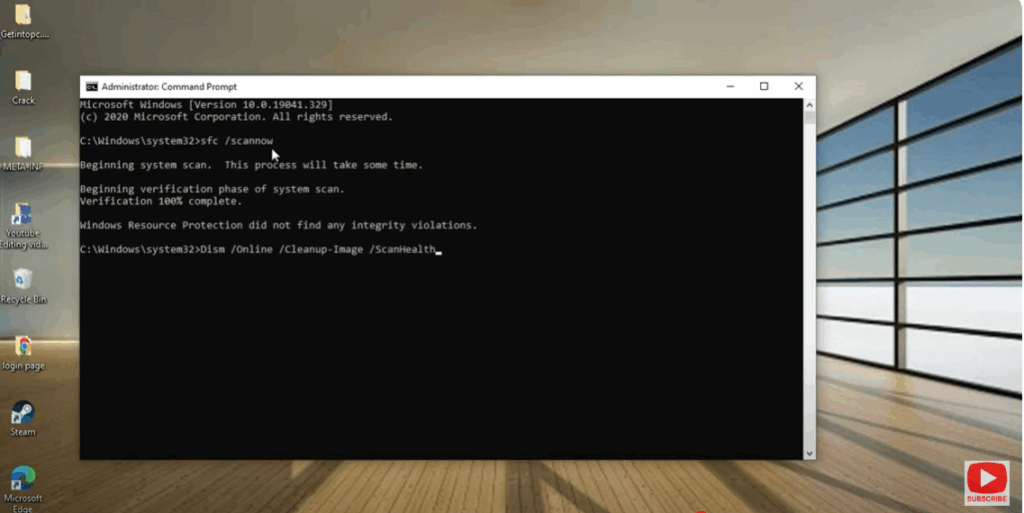 Use the Built-in Troubleshooter & System File Repair