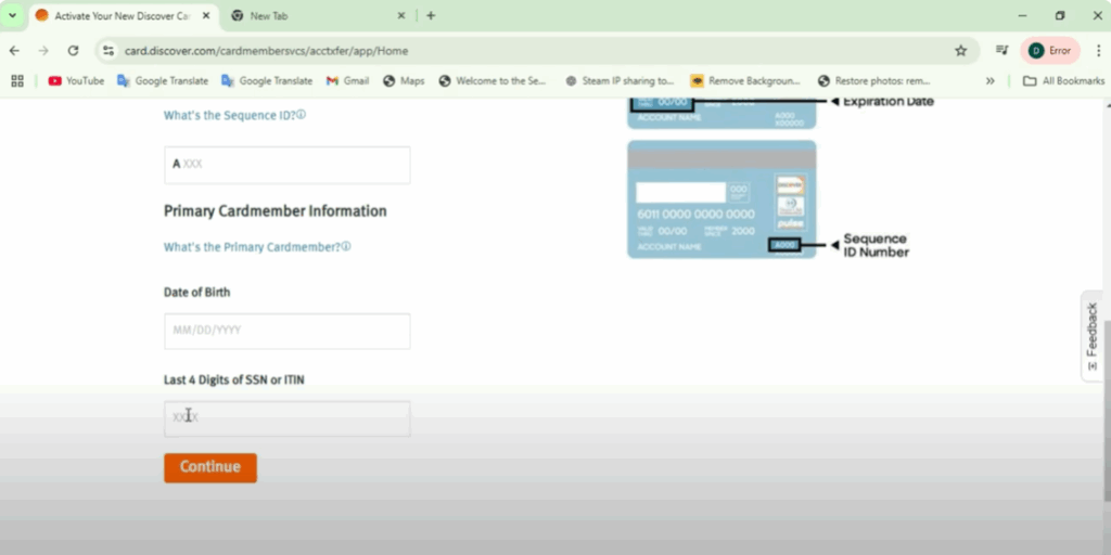Verify your identity