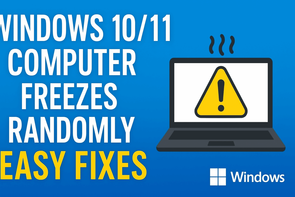 Windows 1011 Computer Freezes Randomly