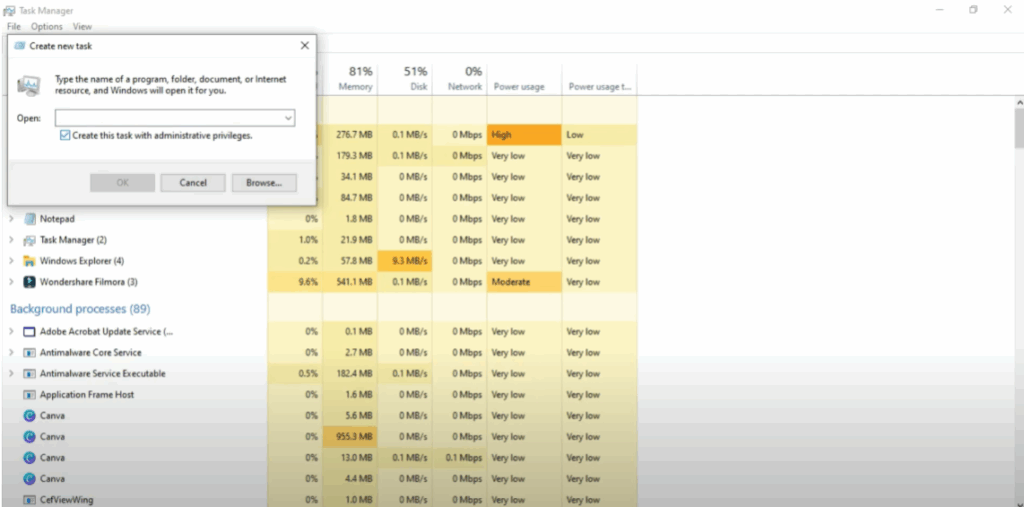 administrator privileges