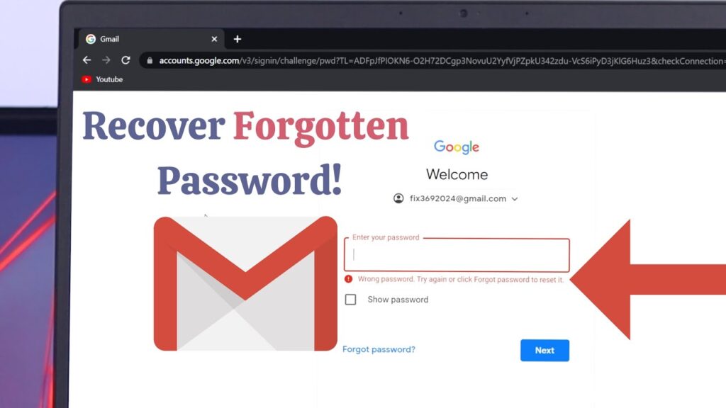 How to find Gmail password if you forgot your Gmail password?