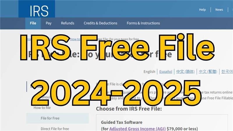 irs.govfreefile Taxes Filing Made Easy! 2024-2025