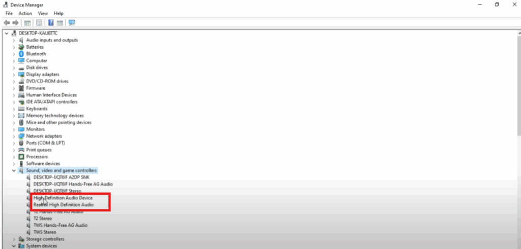 sound video and game controllers