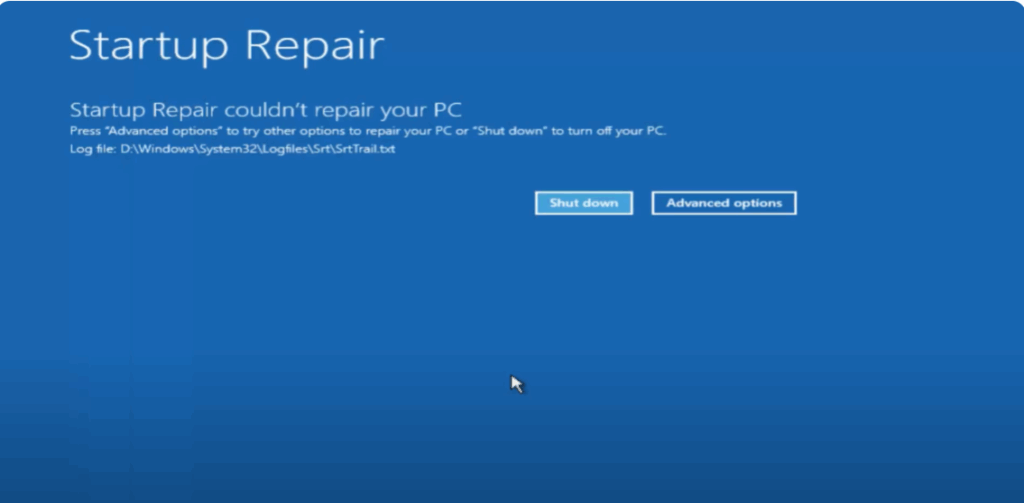  startup repair