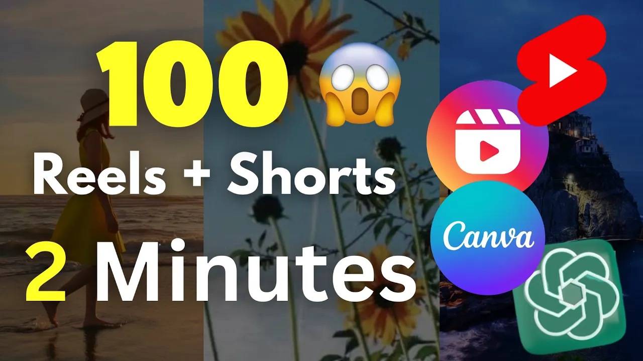 🎬 How To Create Bulk Shorts Using Canva and ChatGPT