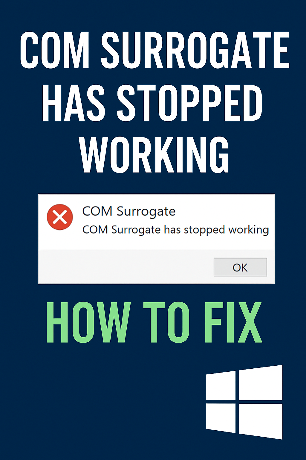 COM Surrogate Has Stopped Working