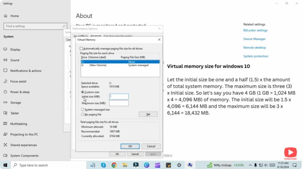 Calculate the Correct Values