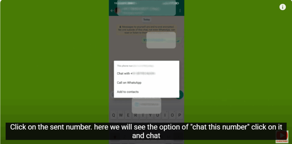 Chat this number
