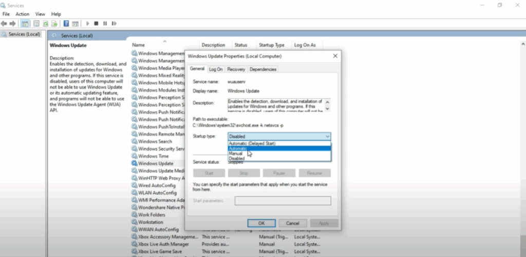 Clear Windows Update Cache