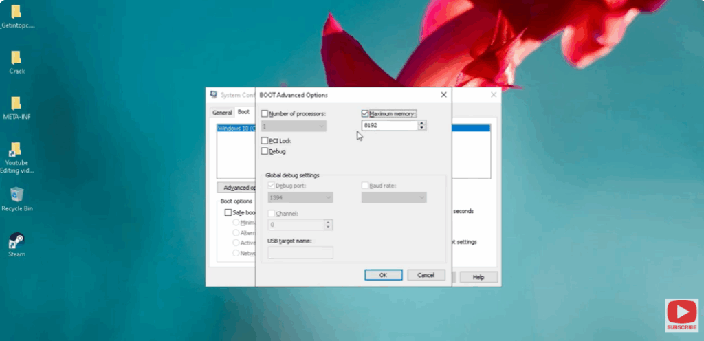 Configure Memory Settings