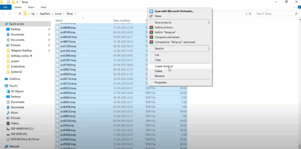 Delete Temporary Files2