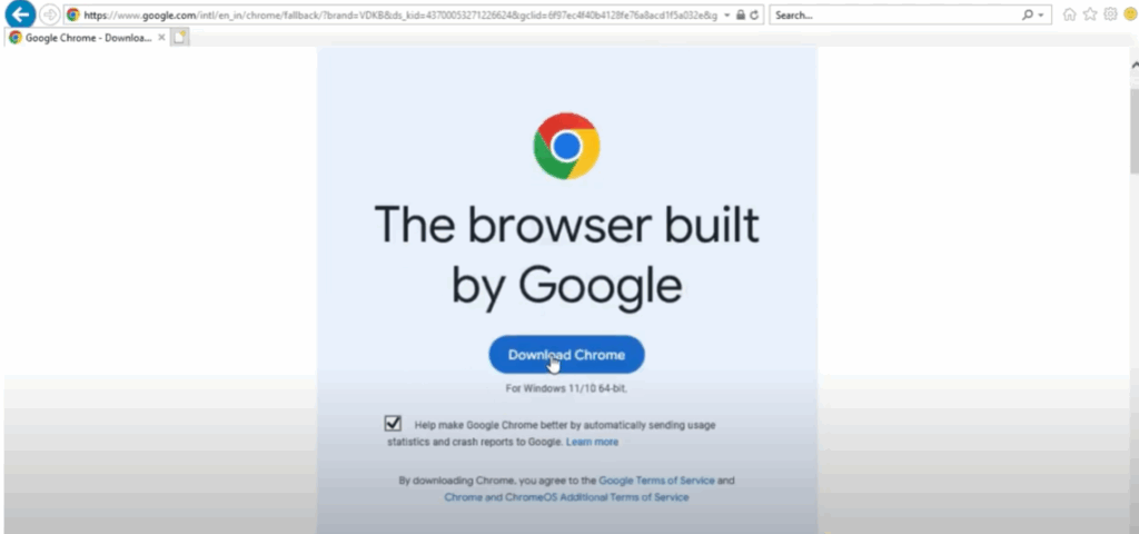 Download Google Chrome