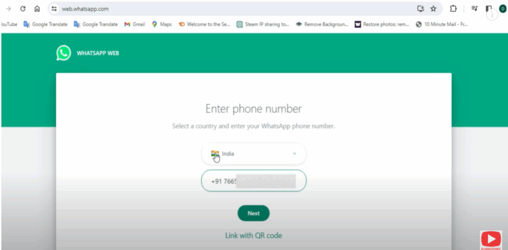 Enter your phone number