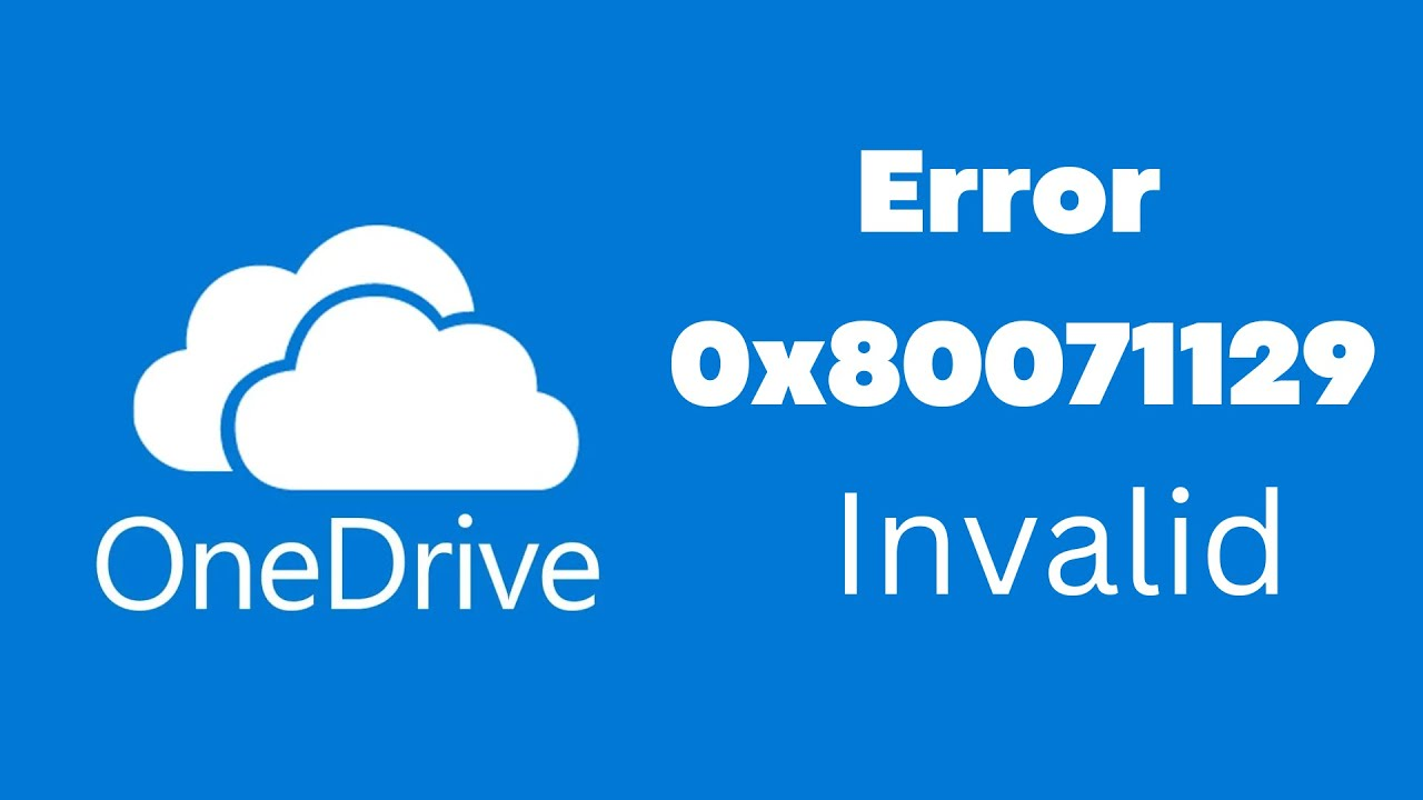 Fix Error 0x80071129 The Tag Present In The Reparse Point Buffer Is Invalid OneDrive