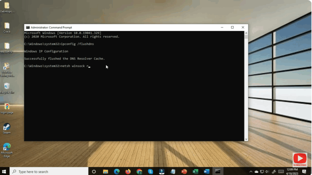 Flush DNS Cache & Renew IP