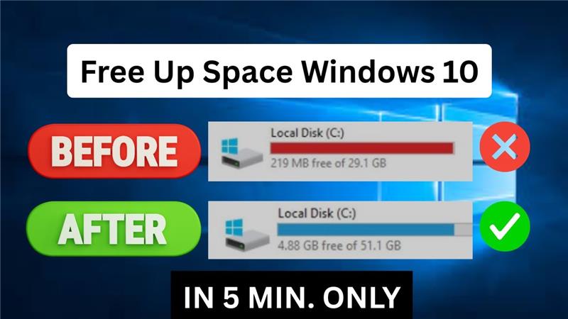 Free Up Space on C Drive in Windows 10 (Boost Performance)
